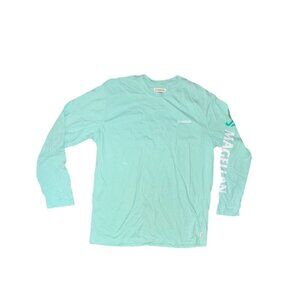 Magellan Outdoors Mens XL Aqua Long-Sleeve Classic Fit T-Shirt